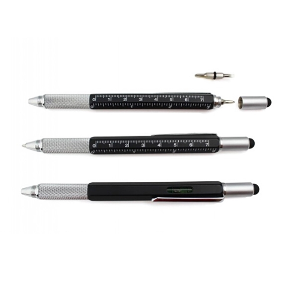 Multi- Tool Level Pen With Ruler Stylus Pen  - Image 4