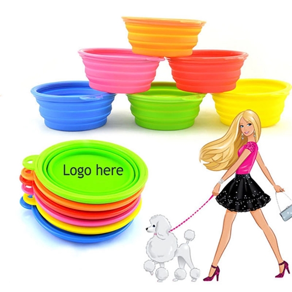 Folding Silicone Pet Bowl Or Collapsible Dog Bowl - Image 2
