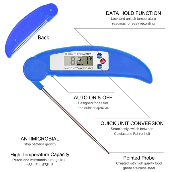 Foldable Food Thermometer - Image 2