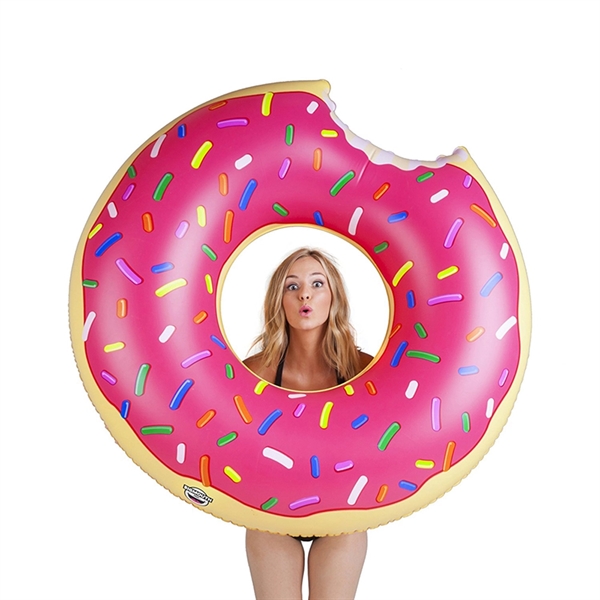 Inflatable Adult Donut Pool Swim Ring - Image 1