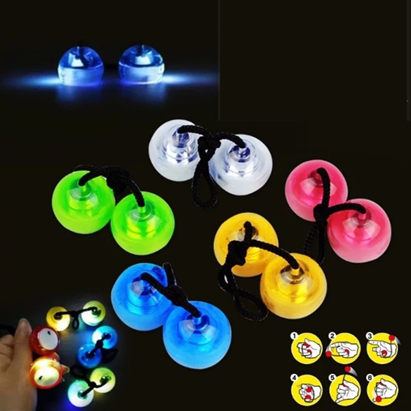 Light Up Finger Fidget Yo-yo Ball - Image 1