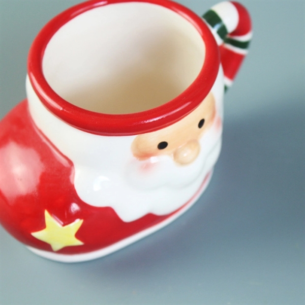 Christmas Gift Santa Claus Sock Cup Mug - Image 2