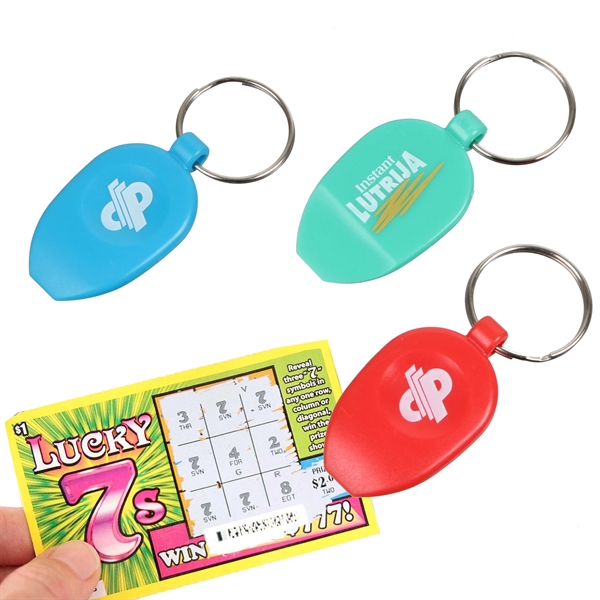 Lottery Scratcher Keychain - Image 1
