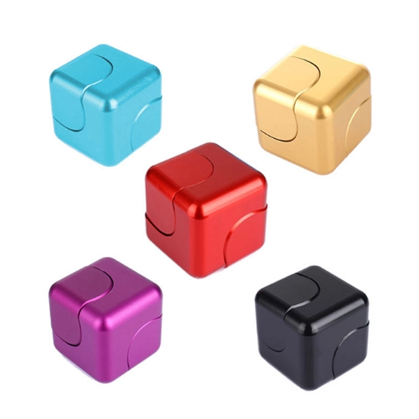 Aluminum Alloy Fidget Cube Hand Spinner - Image 2