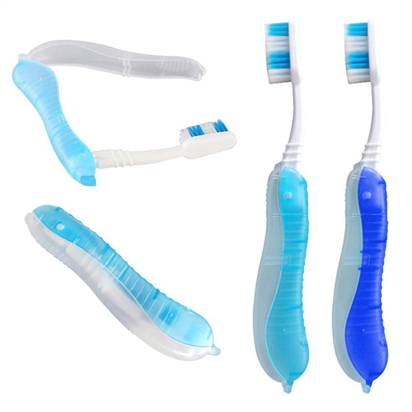 Portable Compact Fold Toothbrush - Image 2