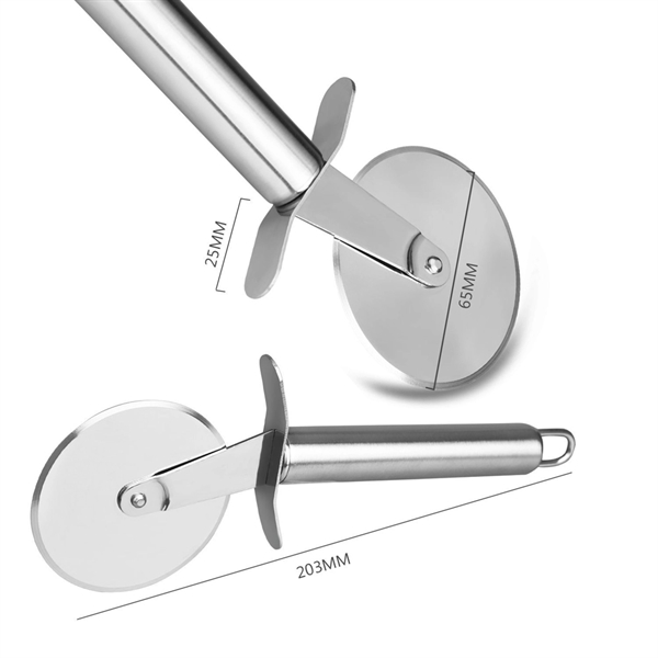 Stainless Steel Pizza Cutter - Image 3
