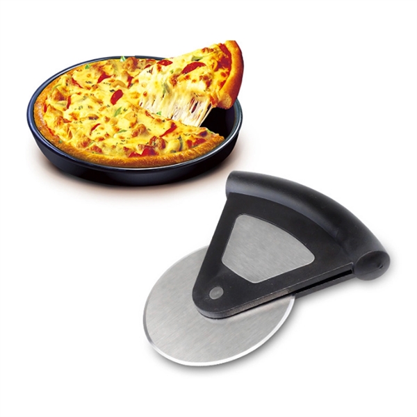 Handheld Stainless Steel Pizza Cutter Wheel - Image 2