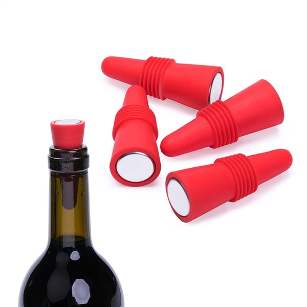 Silicone Wine Bottle Stopper - Image 2