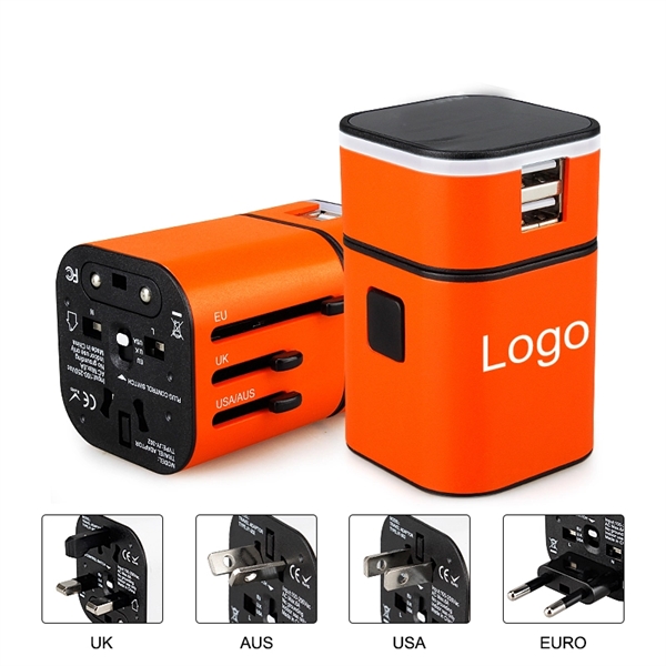 Universal Travel Wall Adapter And Charger - Image 1