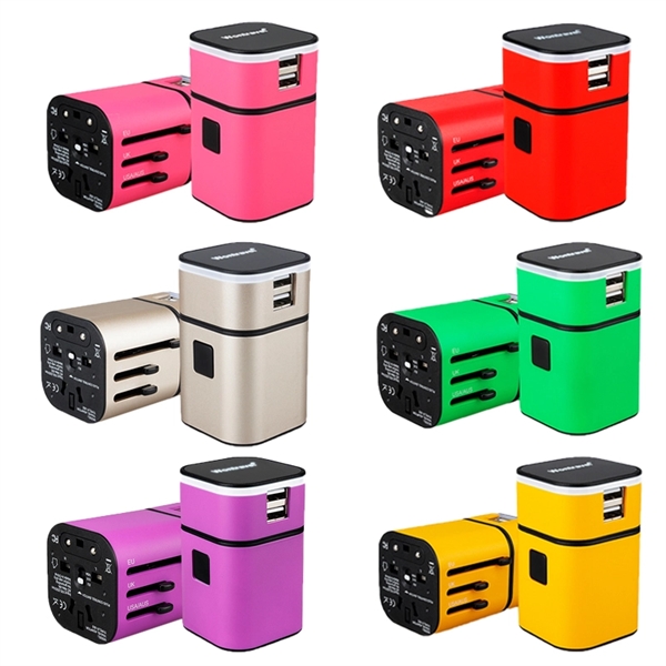 Universal Travel Wall Adapter And Charger - Image 2