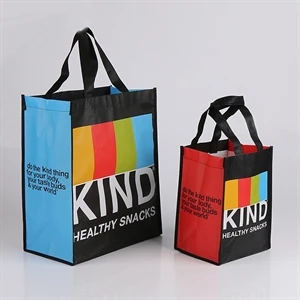 Custom Laminated Full Color Non Woven Shopping Tote Bag