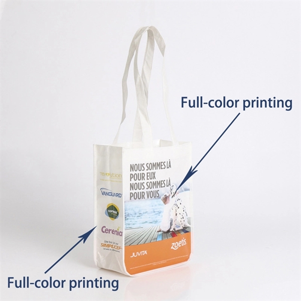 Custom Laminated Full Color Non Woven Shopping Tote Bag - Image 6