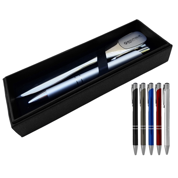 Metal Pen and Letter opener Set in Gift Box