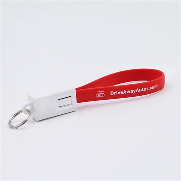 USB Cable With Keychain - Image 1