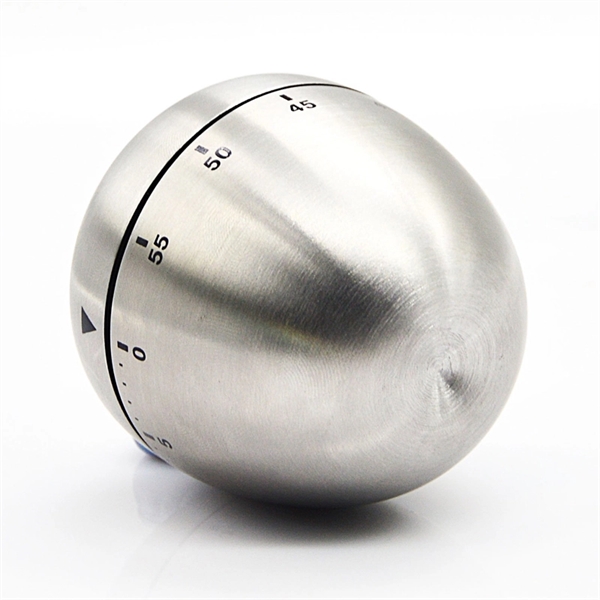 Stainless Steel Mechanical Apple Kitchen Timer - Image 2