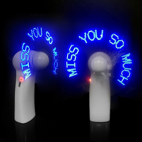 LED Handheld Message Fan - Image 2