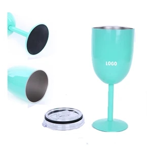 Insulated Stainless Steel Wine Glasses