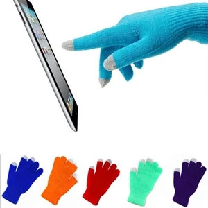 Acrylic Knitted Three Fingers Touch Screen Gloves