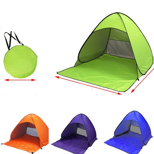 190T Polyester Pop-up Beach Tent - Image 2