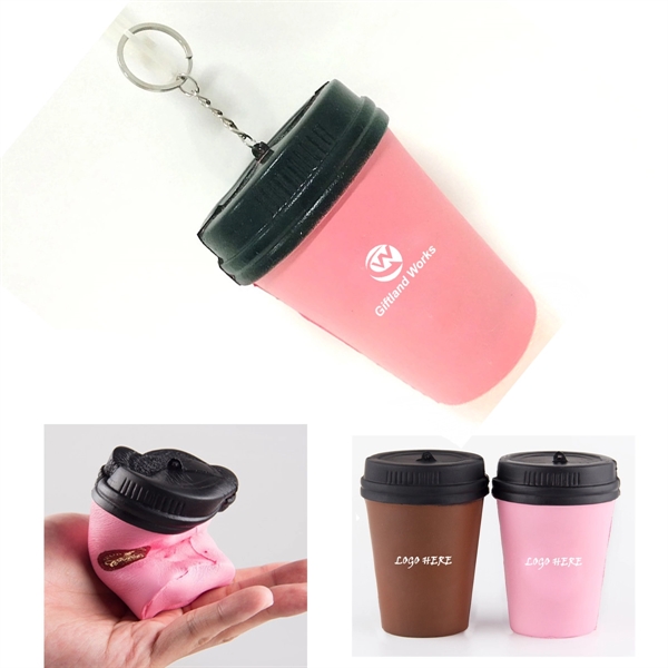 Squishy Coffee Cup Squishies Slow Rising Stress Relief Toy - Image 1