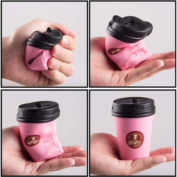 Squishy Coffee Cup Squishies Slow Rising Stress Relief Toy - Image 2