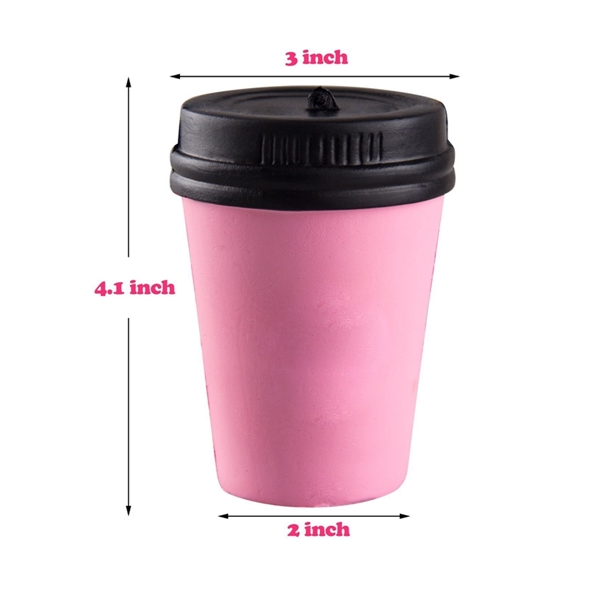 Squishy Coffee Cup Squishies Slow Rising Stress Relief Toy - Image 3