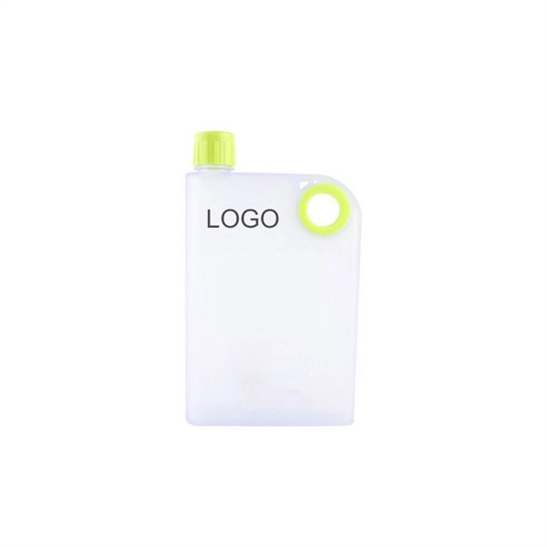 Flat Frosted Notebook Water Bottle - Image 4