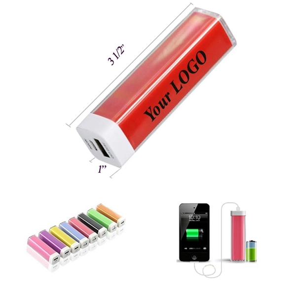 Lipstick Shape Power Charger With Volume 2200 mAh - Image 1