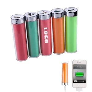 Lipstick Shape Power Charger With Volume 2200 mAh