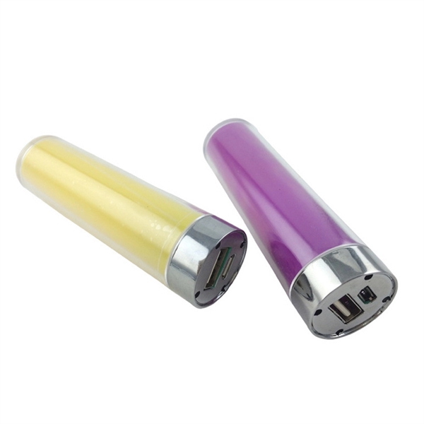 Lipstick Shape Power Charger With Volume 2200 mAh - Image 3