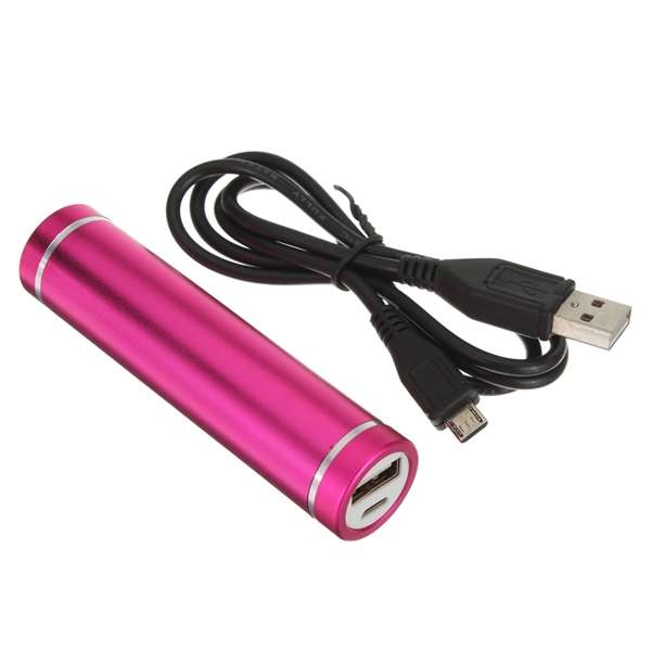 Aluminum Metal Cylinder Portable Power Charger With Volume 2 - Image 2
