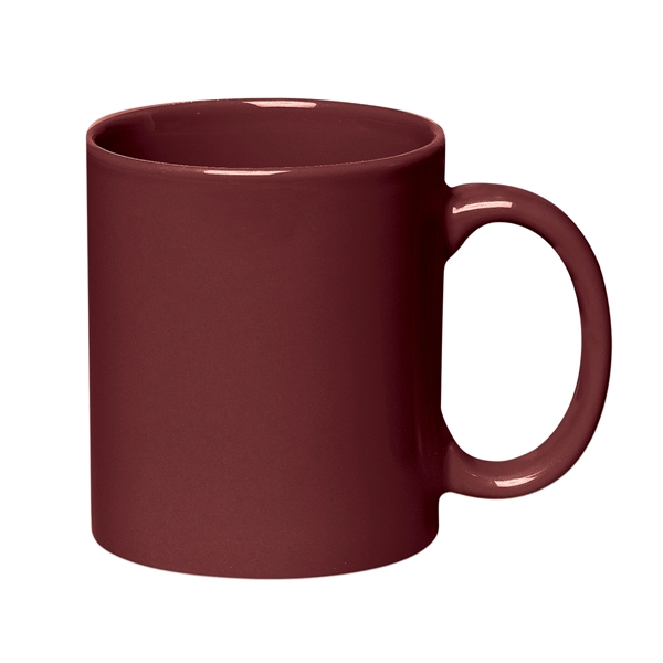 11 oz. Colored Stoneware Mug With C-Handle - Image 7