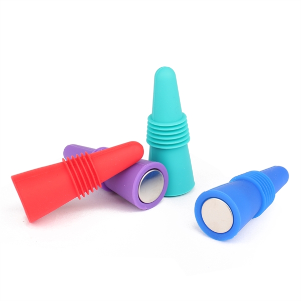 Silicone Reusable Wine and Beverage Bottle Stopper