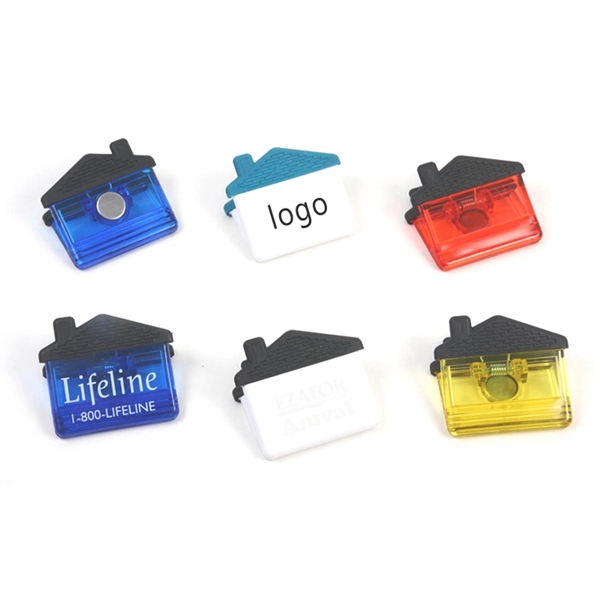 House Shape Magnetic Clip Or Memo Clip - Image 1