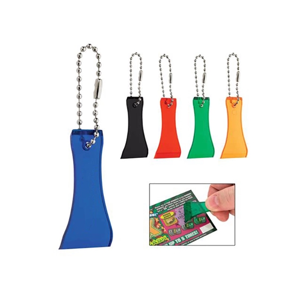 Plastic Lottery Scratcher With Keyring - Image 4