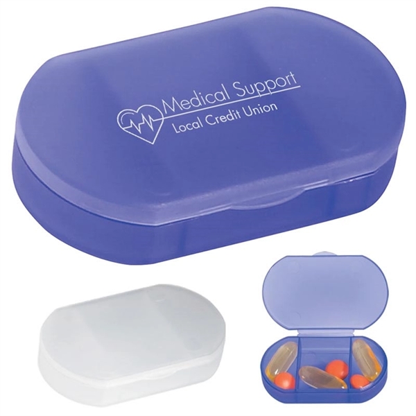 Three Compartments Mini Pill Box - Image 1