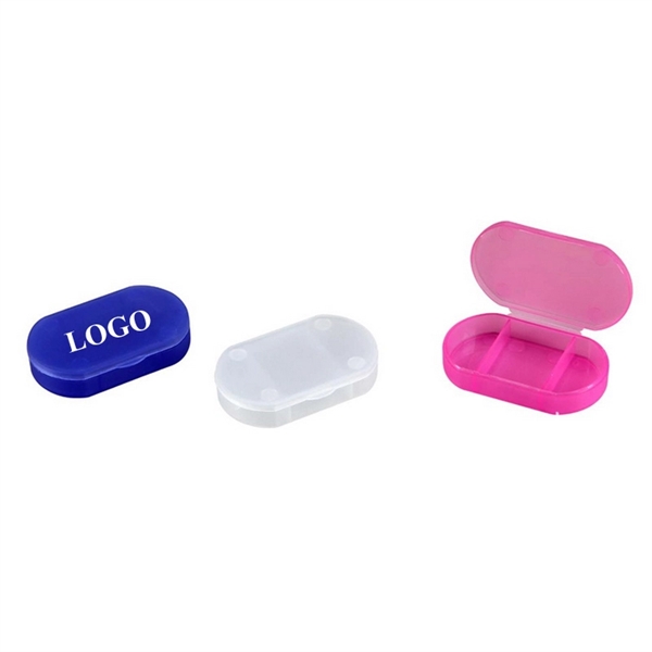 Three Compartments Mini Pill Box - Image 2