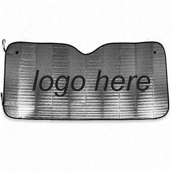 Full Color Imprint Collapsible Front Car Sunshade - Image 1