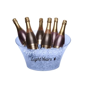 Big Circle (4-6 Bottle) Acrylic Champagne Wine Ice Bucket