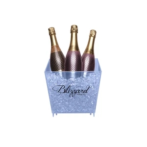 Square (2-4 Bottle) Acrylic Champagne Wine Ice Bucket