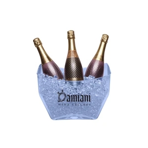 Triple (2-4 Bottle) Acrylic Champagne Wine Ice Bucket