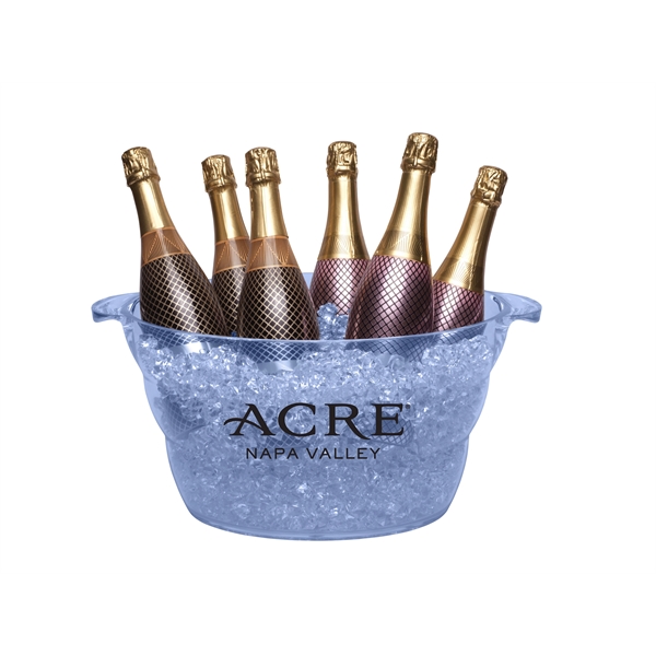 Party Tub (4-6 Bottle) Acrylic Champagne Wine Ice Bucket - Image 1