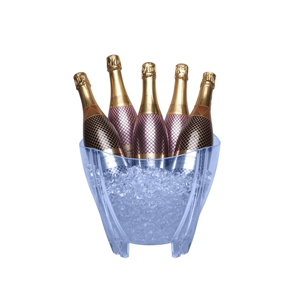 Crown (2-4 Bottle) Acrylic Champagne Wine Ice Bucket - Image 2