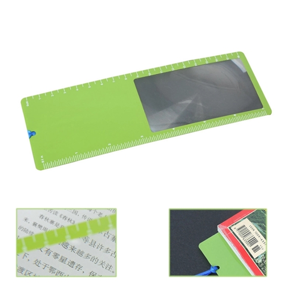 Bookmark Magnifier Combined With Ruler - Image 2