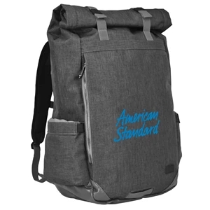 Roll-Top Canvas Backpack, Personalised Backpack, Custom Logo