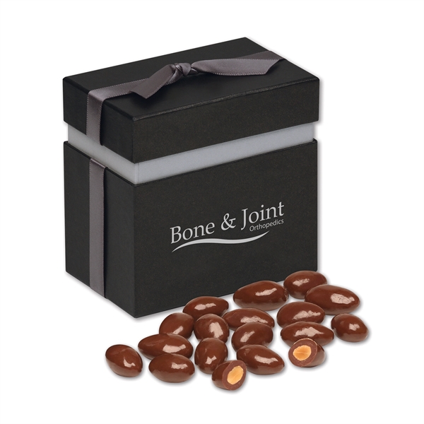 Milk Chocolate Covered Almonds in Elegant Treats Gift Box - Image 1