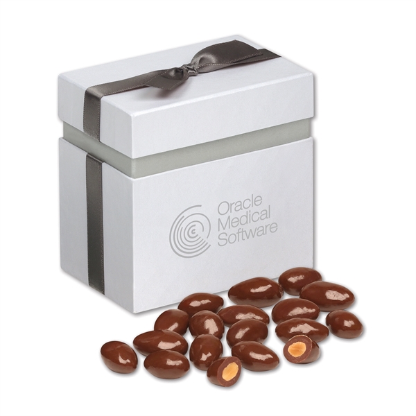 Milk Chocolate Covered Almonds in Elegant Treats Gift Box - Image 1