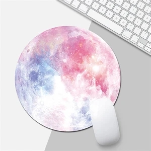 7.9" Round rubber mouse pad