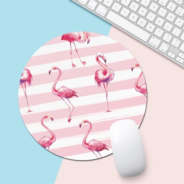 7.9" Round rubber mouse pad - Image 3