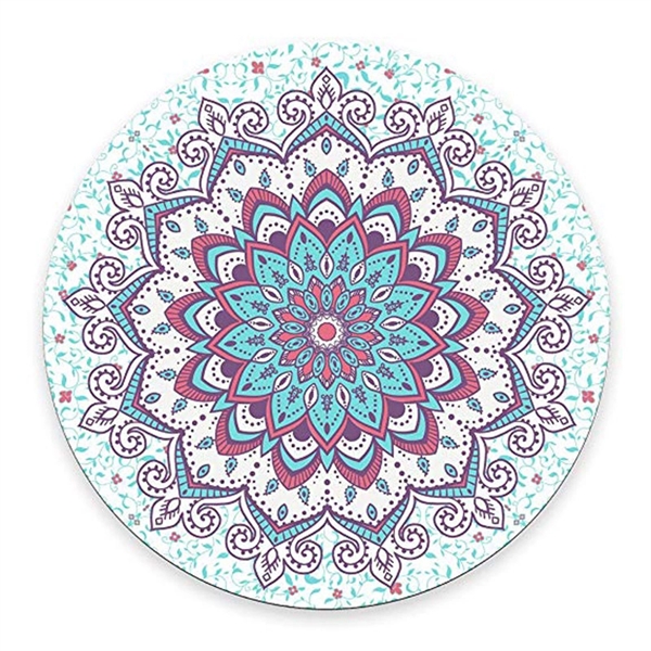 7.9" Round rubber mouse pad - Image 4